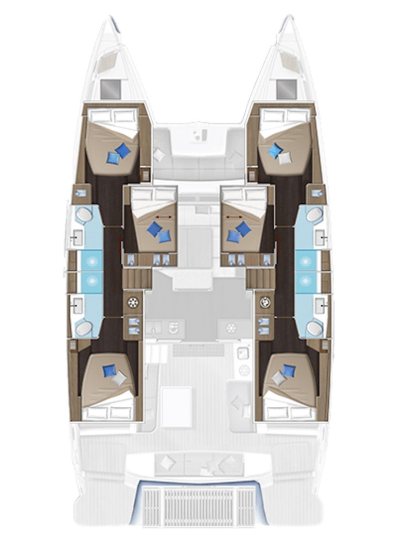 Alquiler Catamarán Lagoon con o sin  título de navegación