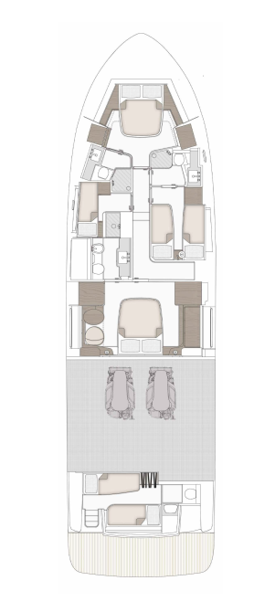 Alquiler Yate de lujo Azimut con o sin  título de navegación