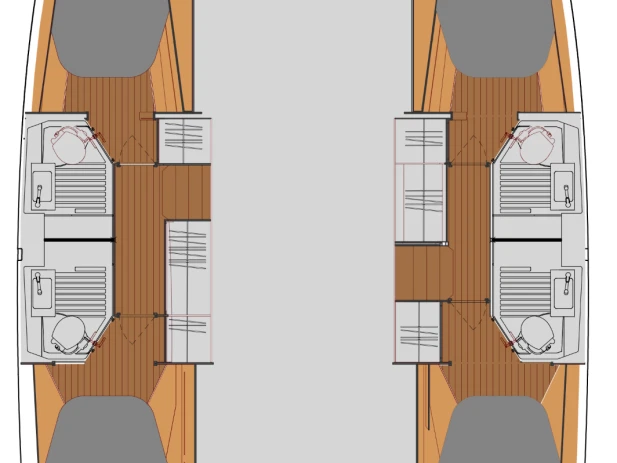 Alquiler de Catamarán, con o sin patrón Fountaine Pajot Tivat