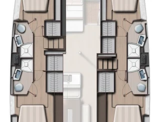 Alquiler Catamarán en Lefkáda - Bali Bali 4.4