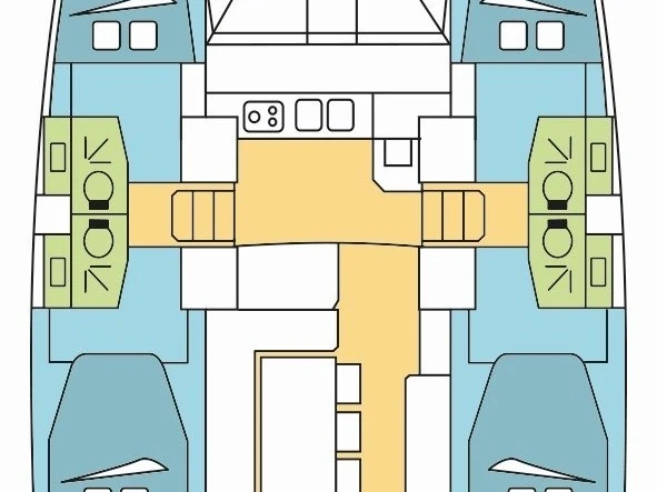 Alquiler de Catamarán, con o sin patrón Bali Nassau