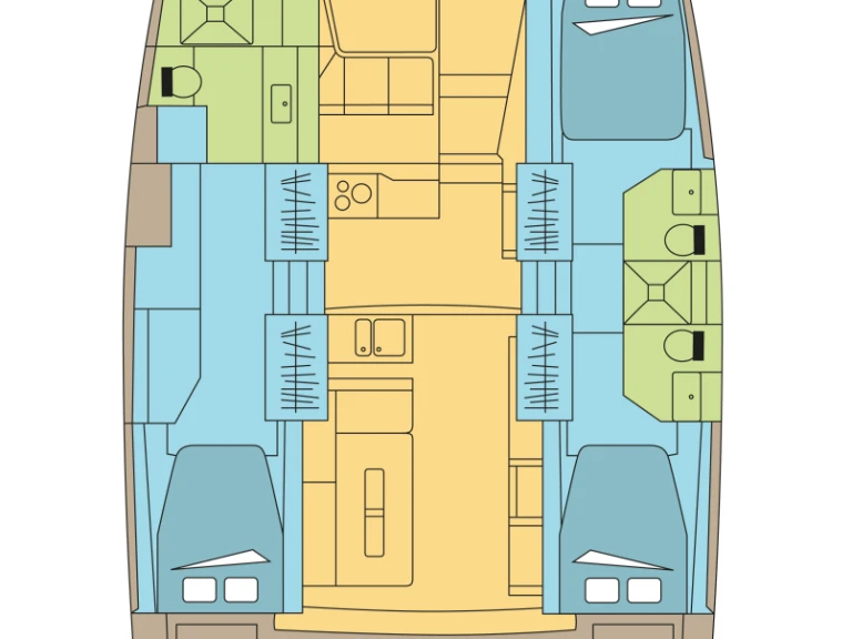 Alquiler Catamarán Bali con o sin  título de navegación