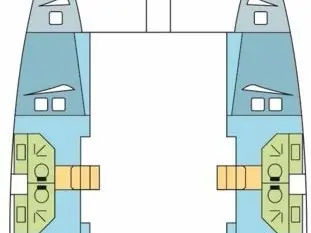 Alquiler de Catamarán, con o sin patrón Bali Bas du Fort