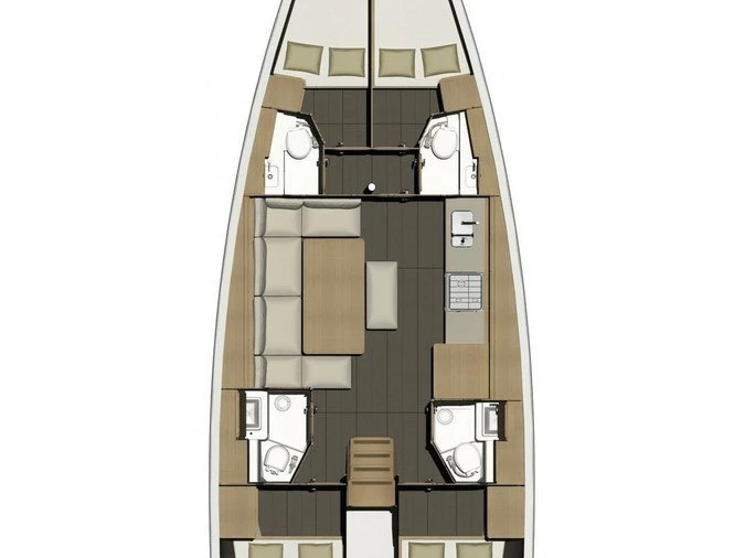 Alquiler de Dufour Dufour 460 Grand Large en Seget Donji