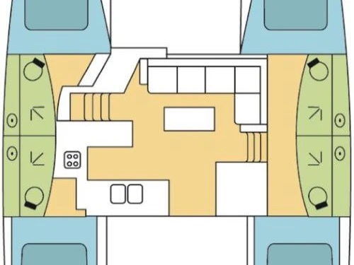 Alquiler de embarcaciones Fountaine Pajot Elba 45 enJolly Harbour en Samboat