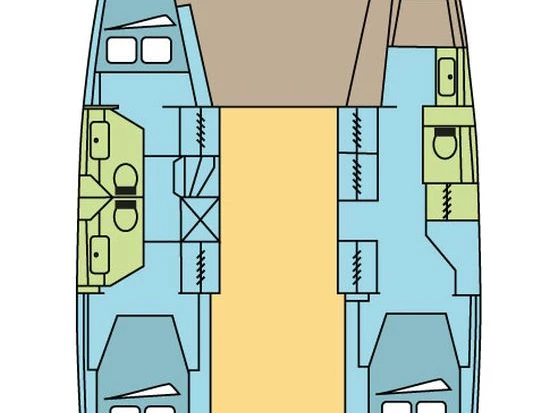Alquiler Catamarán Fountaine Pajot con o sin  título de navegación