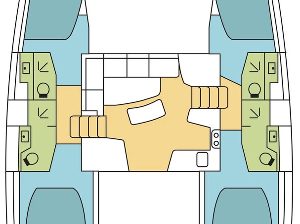 Alquiler de embarcaciones Lagoon Lagoon 42 enBas du Fort en Samboat