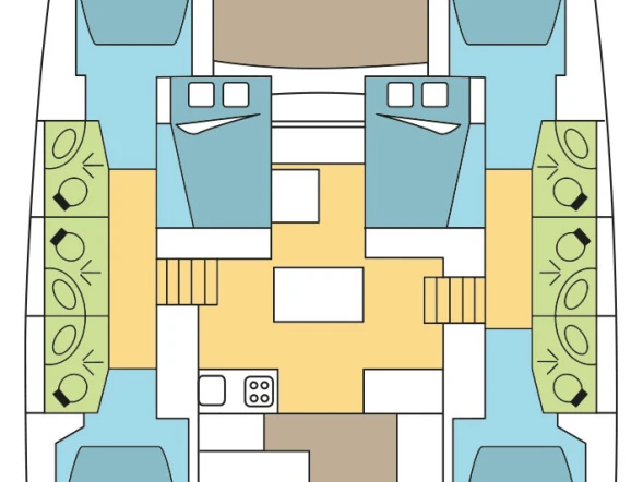 Alquiler de embarcaciones Lagoon Lagoon 50 enParham Town en Samboat