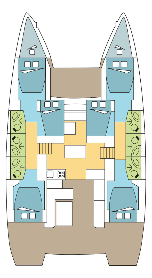 Alquiler de embarcaciones Lagoon Lagoon 50 enParham Town en Samboat