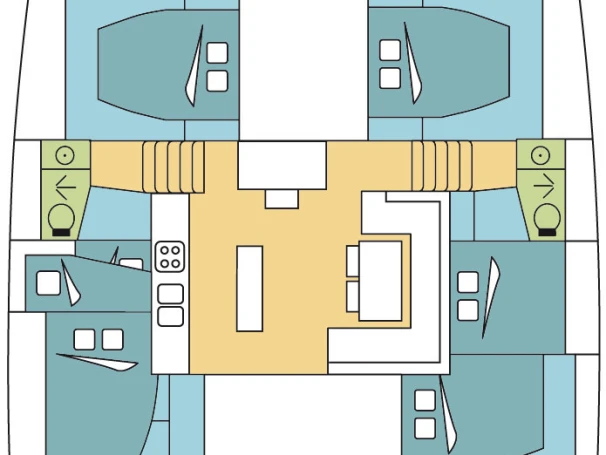 Alquiler de embarcaciones Lagoon Lagoon 52 F enLa Paz en Samboat