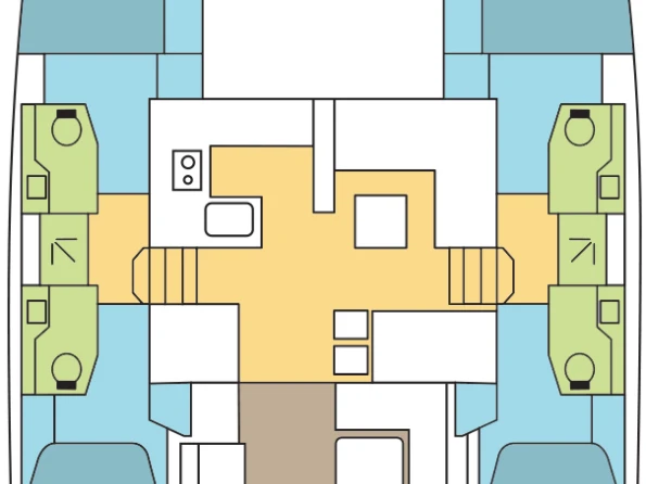 Alquiler de embarcaciones Nautitech Nautitech 46 Fly enLe Marin en Samboat
