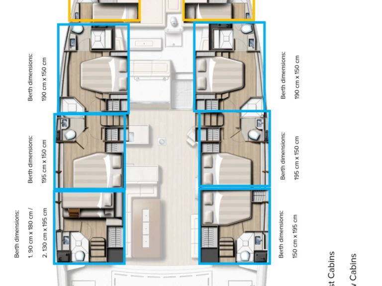 Alquiler de Catamarán, con o sin patrón Bali Kaštela