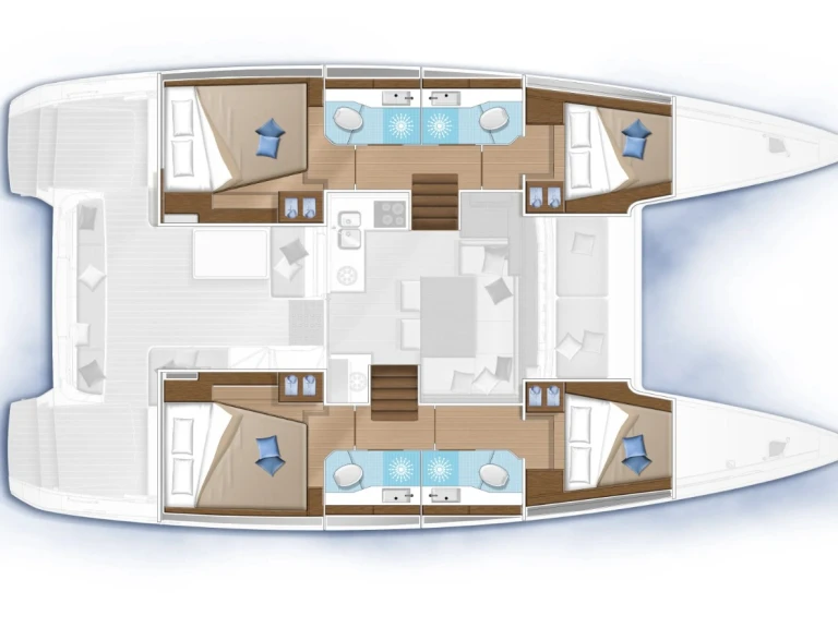 Alquiler de embarcaciones Lagoon Lagoon 40 enKaštela en Samboat