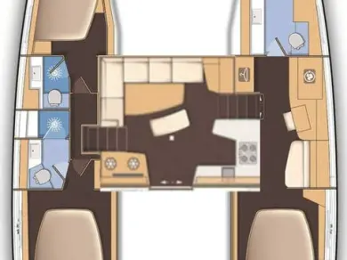 Alquiler Catamarán Lagoon con o sin  título de navegación