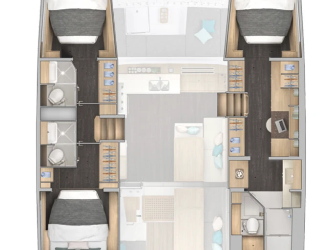 Catamarán para alquilar Kaštela al mejor precio