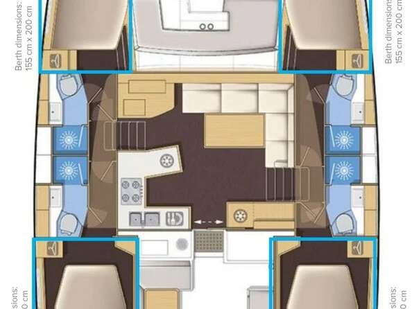 Alquiler Kaštela - Lagoon Lagoon 450 F en SamBoat