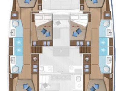 Alquiler de embarcaciones Lagoon Lagoon 50 enKaštela en Samboat