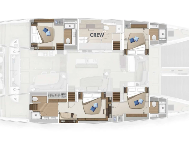 Alquiler Catamarán en Kaštela - Lagoon Lagoon Sixty 5