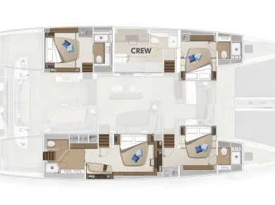 Alquiler Catamarán en Kaštela - Lagoon Lagoon Sixty 5