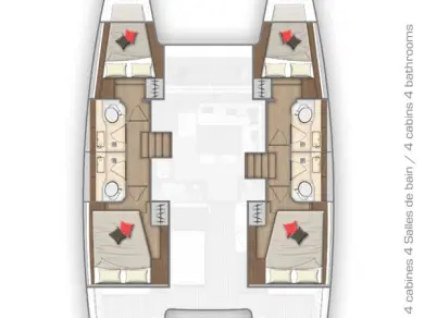 Alquiler Catamarán Lagoon con o sin  título de navegación