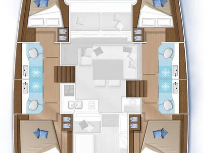 Alquiler Catamarán Lagoon con o sin  título de navegación