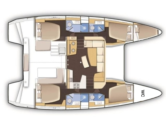 Alquiler de Lagoon Lagoon 42 en Paros (Isla)