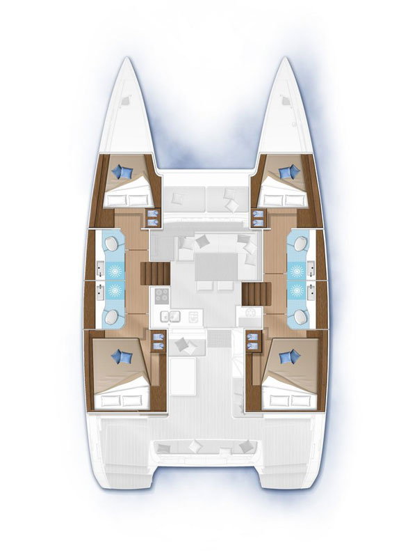Alquiler Catamarán en Lefkáda - Lagoon Lagoon 42