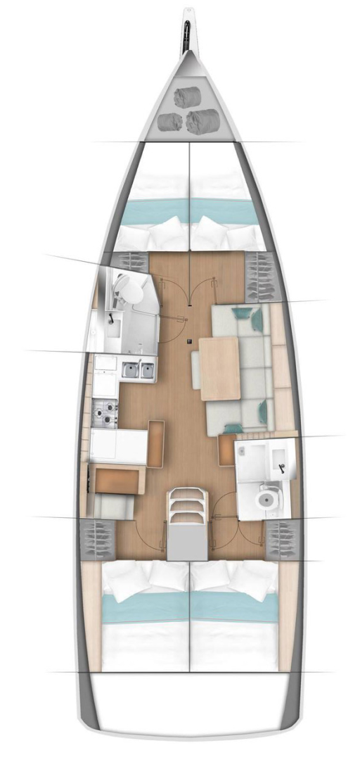 Alquiler Velero en Rhodes (Ciudad) - Jeanneau Sun Odyssey 440