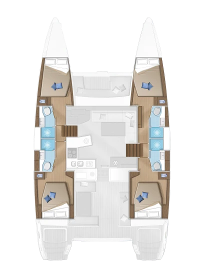 Alquiler de Lagoon Lagoon 450 F en Álimos