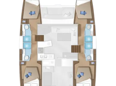 Alquiler de Lagoon Lagoon 450 F en Álimos