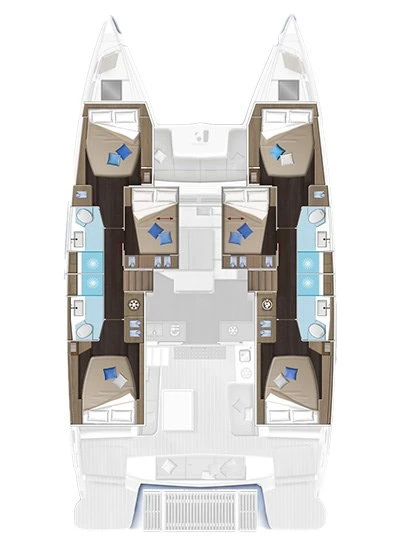 Alquiler de Catamarán, con o sin patrón Lagoon Álimos