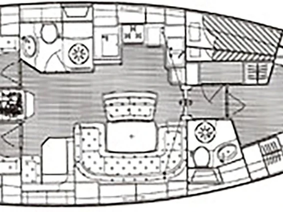 Alquiler de barcos Ávdira barato de Cruiser 46