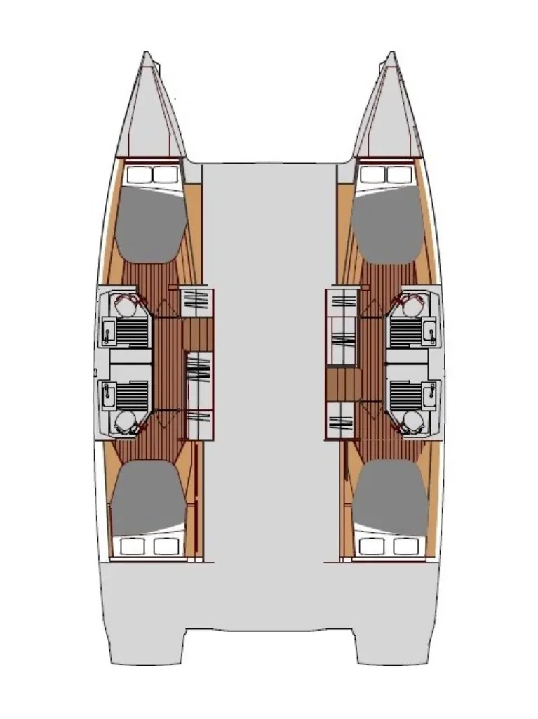 Alquiler de embarcaciones Fountaine Pajot Astrea 42 enZadar en Samboat