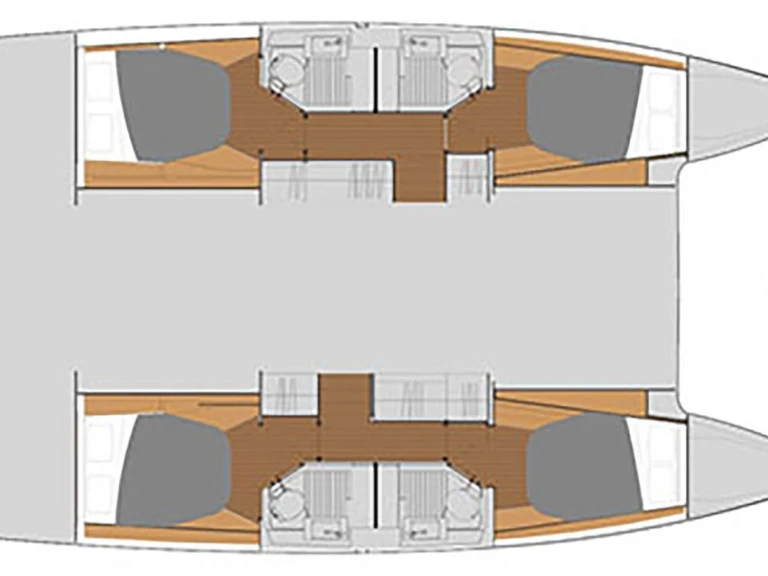 Alquiler Catamarán Fountaine Pajot con o sin  título de navegación