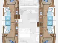 Alquiler Catamarán Lagoon con o sin  título de navegación