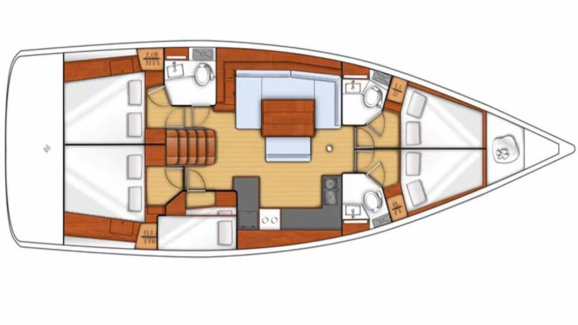 Alquiler Velero en Ávdira - Bénéteau Oceanis 48