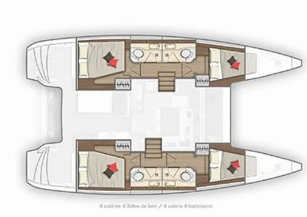 Alquiler de embarcaciones Lagoon Lagoon 40 enPréveza en Samboat