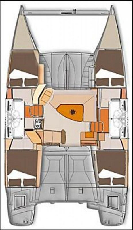 Alquiler Catamarán Fountaine Pajot con o sin  título de navegación