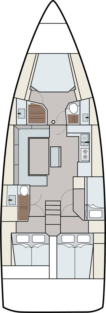 Alquiler de embarcaciones Dufour Dufour 470 enFrenchtown en Samboat
