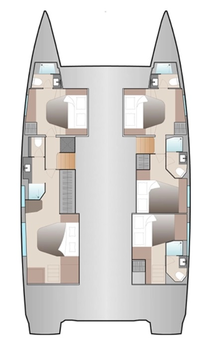 Alquiler de embarcaciones Fountaine Pajot Aura 51 enCiudad de Belice en Samboat