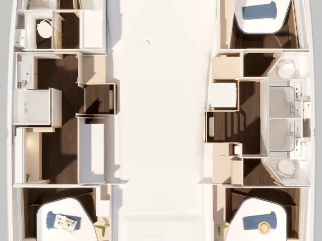 Alquiler de Fountaine Pajot Fountaine Pajot FP 44 Maestro - 3 cab. en Frenchtown