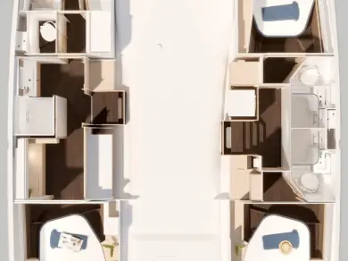 Alquiler de Fountaine Pajot Fountaine Pajot FP 44 Maestro - 3 cab. en Frenchtown