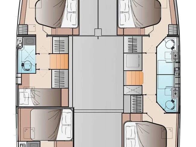 Alquiler de Catamarán, con o sin patrón Fountaine Pajot Frenchtown