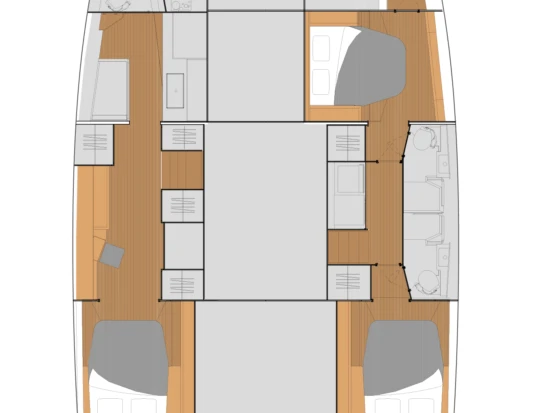 Alquiler Catamarán en Marsh Harbour - Fountaine Pajot Fountaine Pajot Tanna 47 Maestro - 3 + 1 cab.