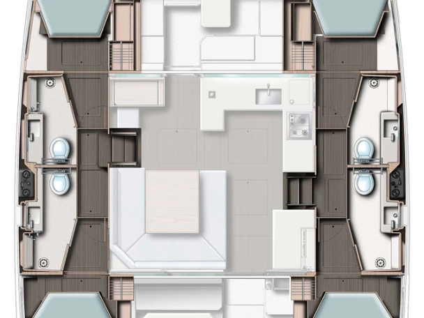 Alquiler Catamarán en Ciudad de Belice - Leopard Catamarans / Robertson & Caine Leopard 45