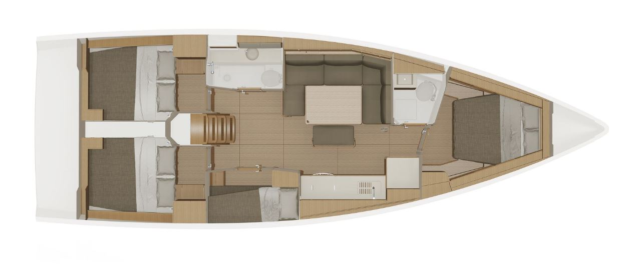 Alquiler de barcos Hamble-le-Rice barato de Dufour 430 Grand Large