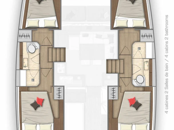 Alquiler de embarcaciones Lagoon Lagoon 40 enAo Po en Samboat
