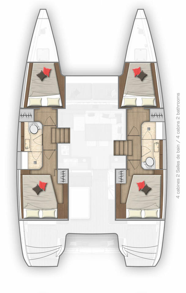 Alquiler de embarcaciones Lagoon Lagoon 40 enAo Po en Samboat