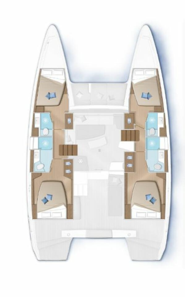 Alquiler de Catamarán, con o sin patrón Lagoon Ao Po