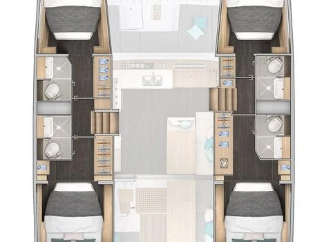 Alquiler Catamarán Lagoon con o sin  título de navegación